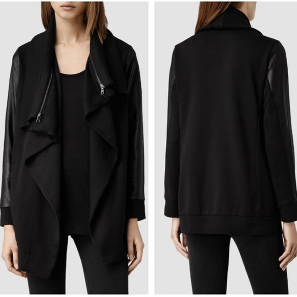 All Saints Dahlia Leath Jacket - Picture 7 of 7